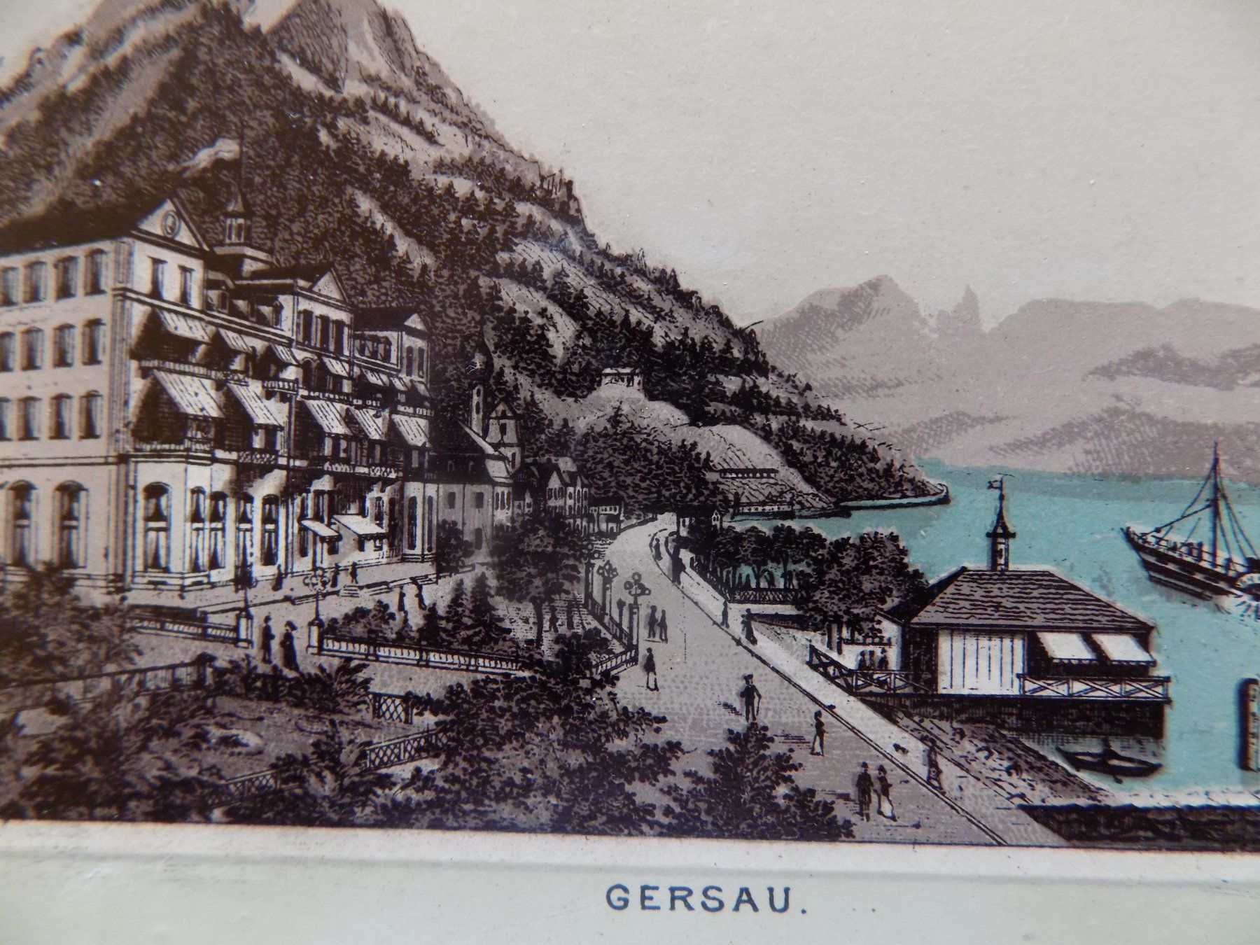 Incisioni: Gersau Kanton Schwyz – Usato da Risch venduto da Antikfee 4