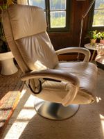 Relaxsessel Elastoform Echtleder baige