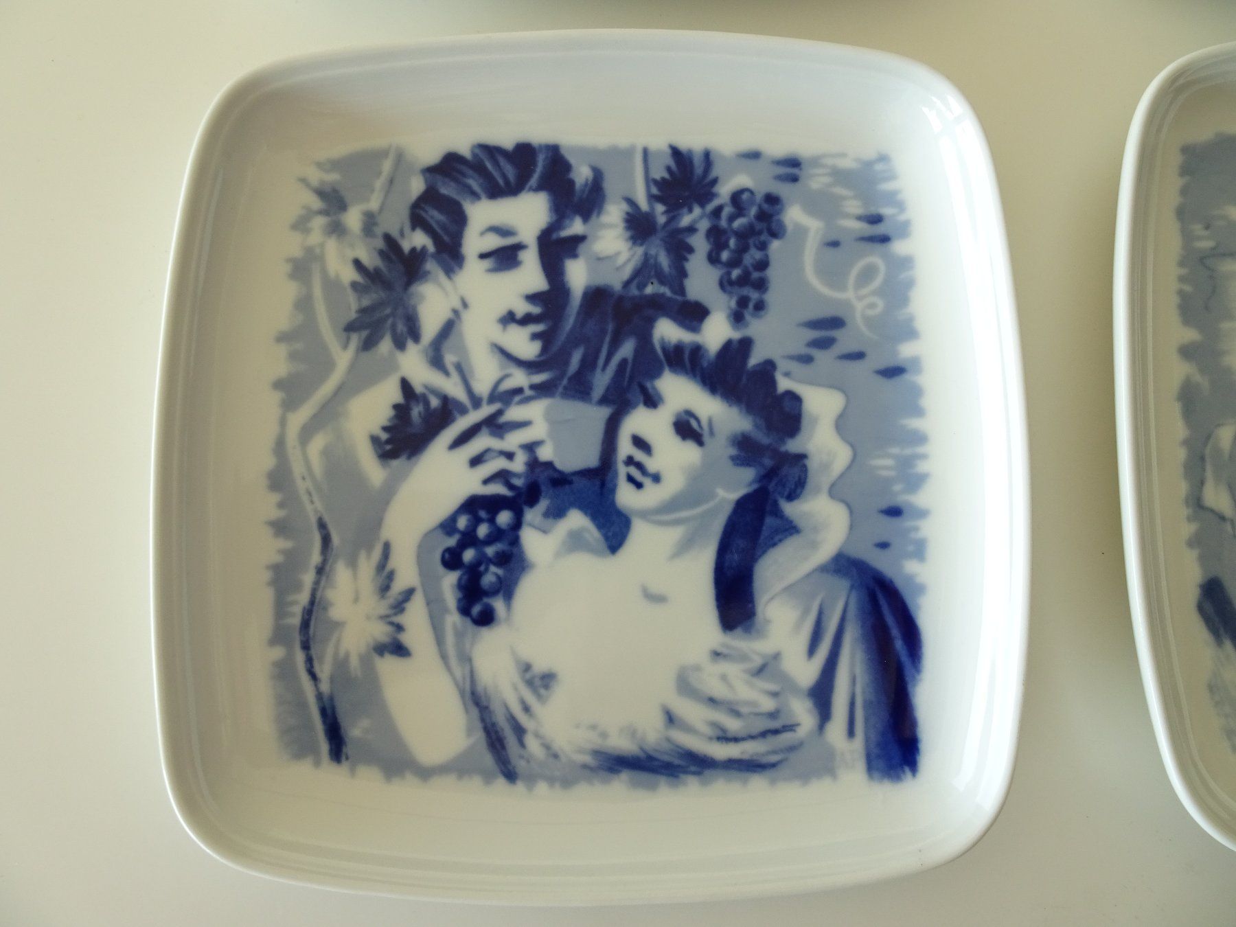 Piatti: 4 Langenthal Porzellan Teller 1951 - 1954 – Usato da Vitznau venduto da Mina60 6