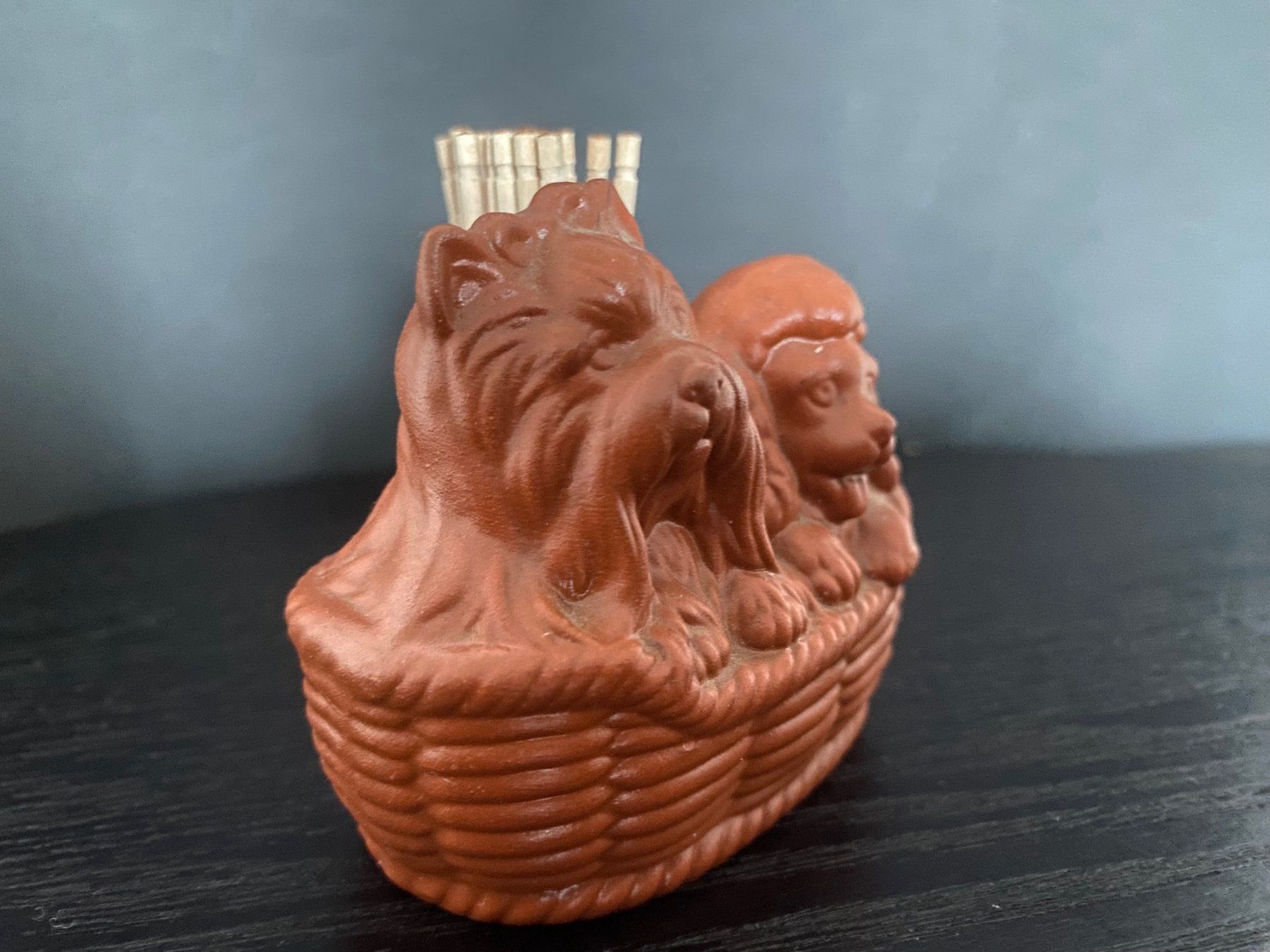 Statuette: Zahnstocherhalter aus Japan "Inu" – Nuovo (secondo la descrizione) da Aarau venduto da chicochicomama 1