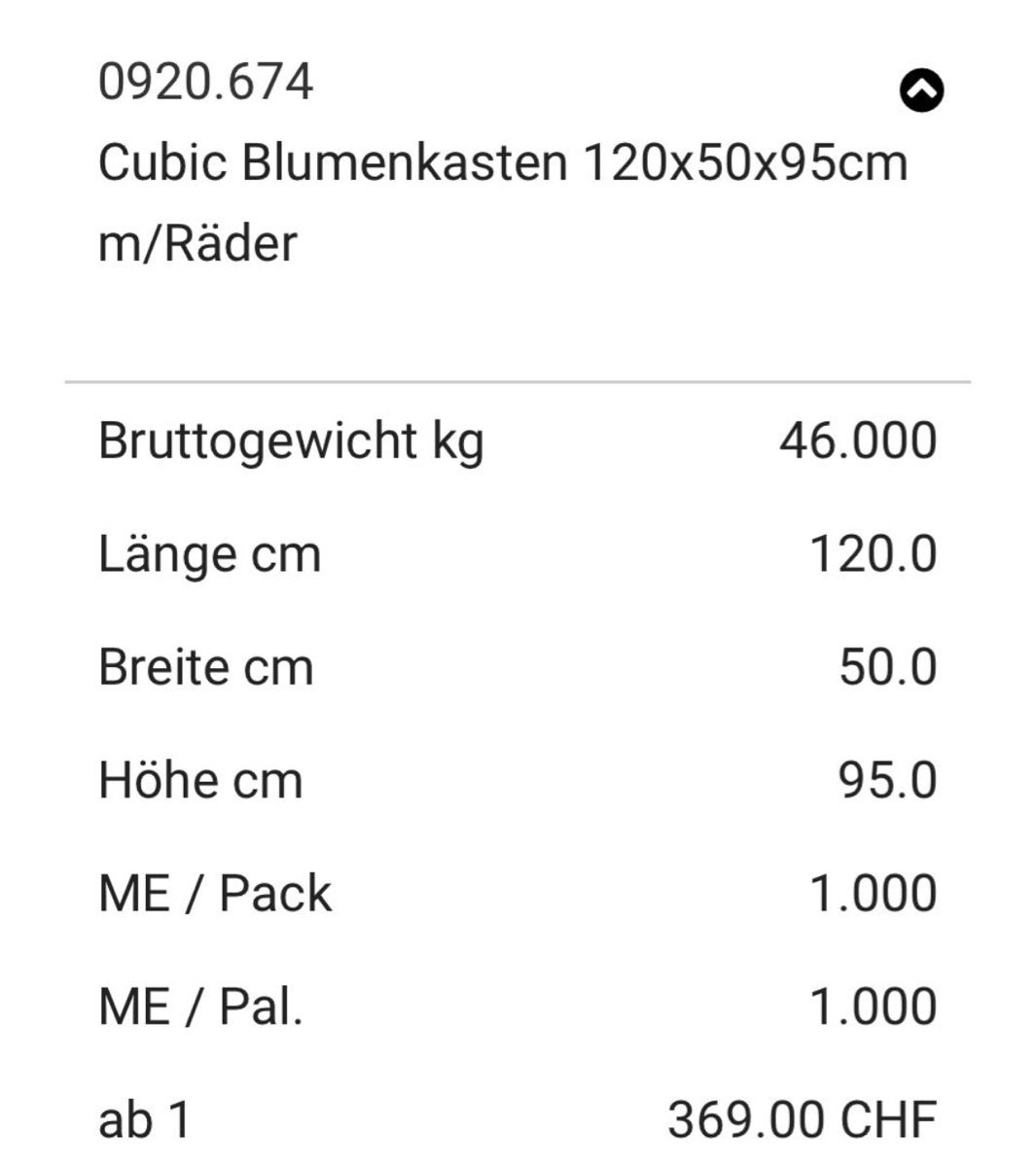 Vasi per fiori: Blumenkasten Cubic Pfister – Nuovo (secondo la descrizione) da Triengen venduto da Meetmeatthebodega 1