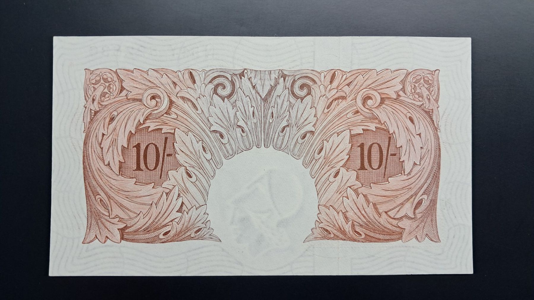 Banconote: Grossbritanien 10 Shilings 1955-60 Unc – Nuovo e nell'imballaggio originale da Lufingen venduto da E-Auktion 1