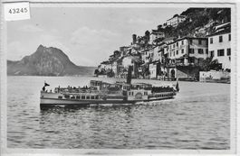Gandria - Lago di Lugano - Salon-Dampfer "Ticino"