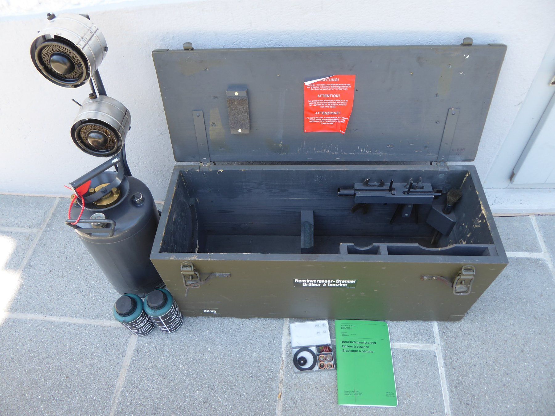 Elettrodomestici da cucina: benzinvergaserbrenner – Usato da Willisau venduto da Willi610