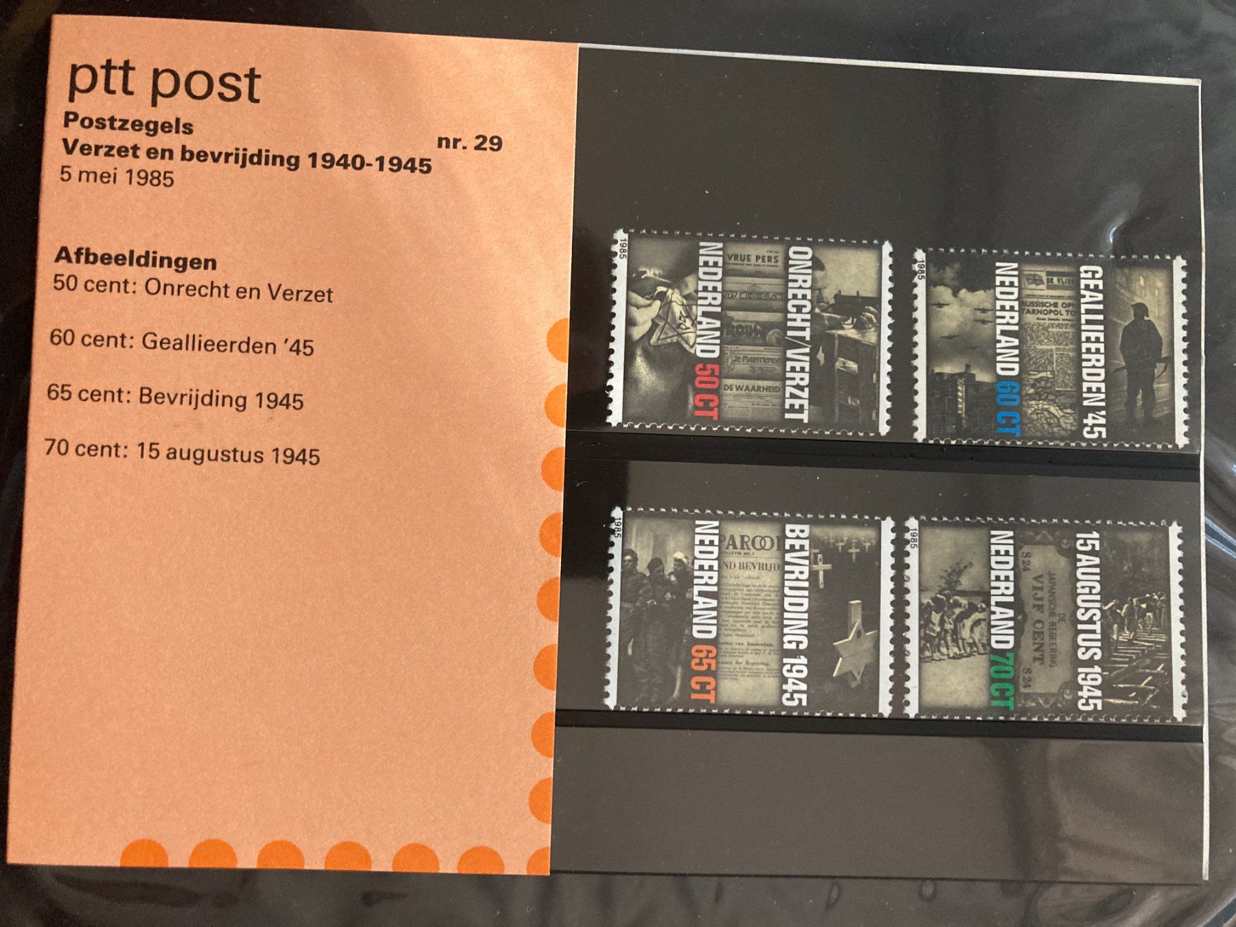 Tutti i francobolli: Niederlande 1985 Briefmarkenmappe postzegelmapje 29 postfr. – Nuovo (secondo la descrizione) da Liestal venduto da schnueps