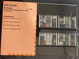 Niederlande 1985 Briefmarkenmappe postzegelmapje 29 postfr.