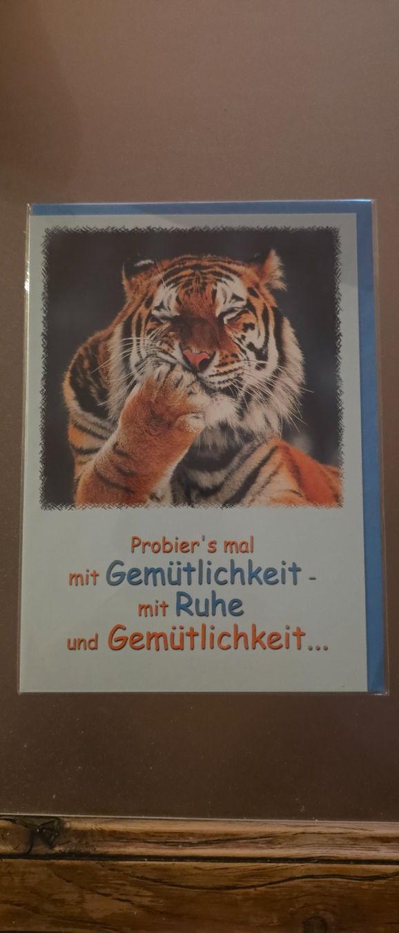 Karten: Grusskarte mit Umschlag – Neu und originalverpackt aus Illighausen von Sam_Schmidt