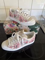 Puma Basket Liberty Sneaker beige Blumen Grösse 35.5