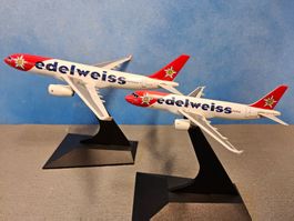 Edelweiss Air Flotten Set __ Airbus A330 mit A320 __ 1:400