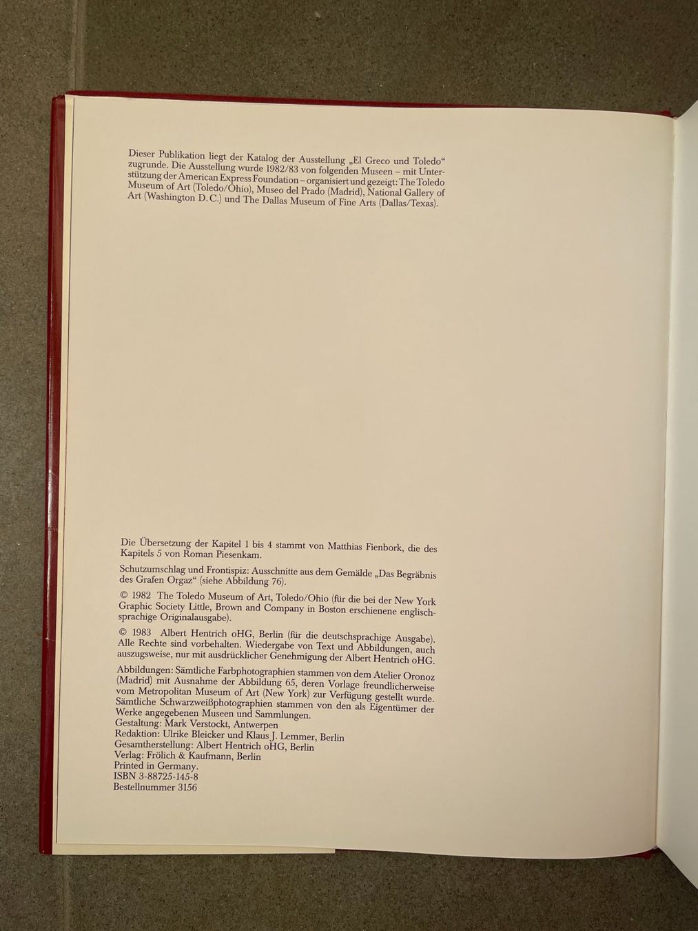 Libri: El Greco (1983) – Usato da Zofingen venduto da angito 4