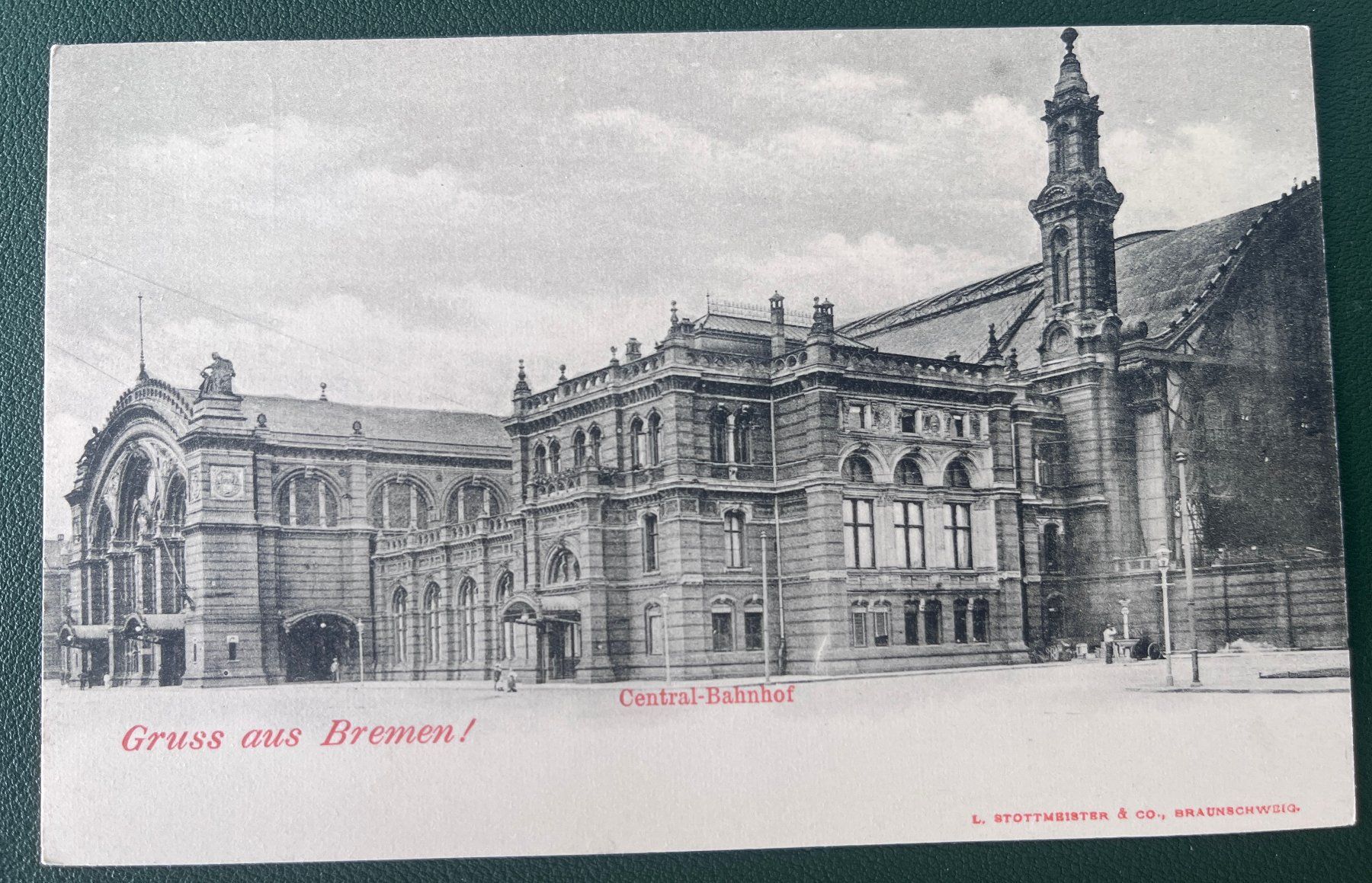 Cartoline postali: AK Gruss aus Bremen, Centralbahnhof – Usato da Biberist venduto da Edelfloh