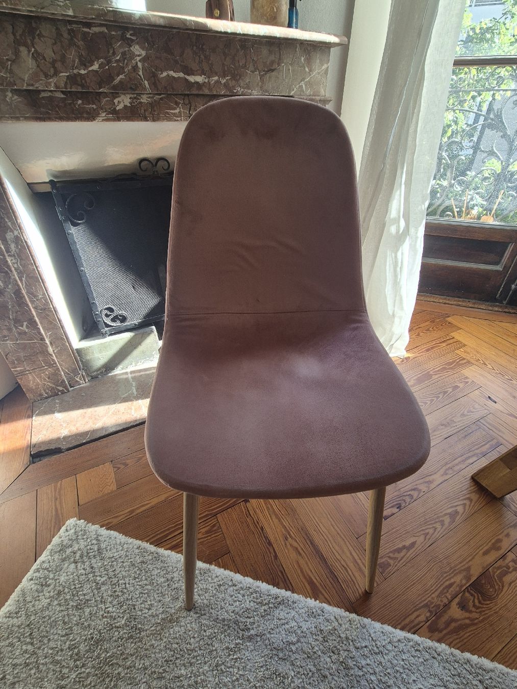 Sedie: 2 chaises en velours rose – Usato da Genève venduto da cor_g6pf 3