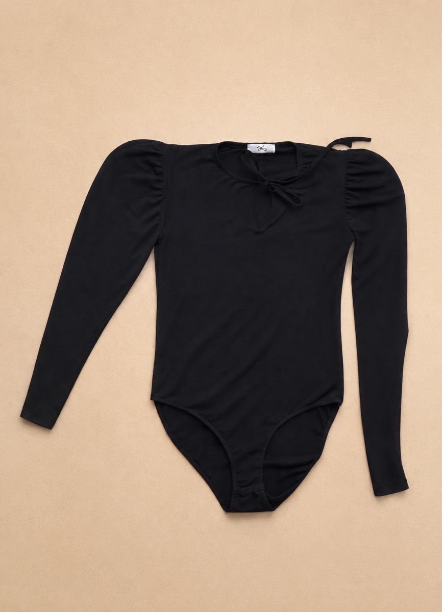 Top: BODY NOIR A MANCHES LONGUES – Nuovo (secondo la descrizione) da Lausanne venduto da KeNaChic 1