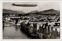 Luftschiff "Graf Zeppelin" über Genève