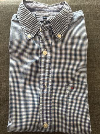 Hemd Tommy Hilfiger Herren Gr. M fein kariert