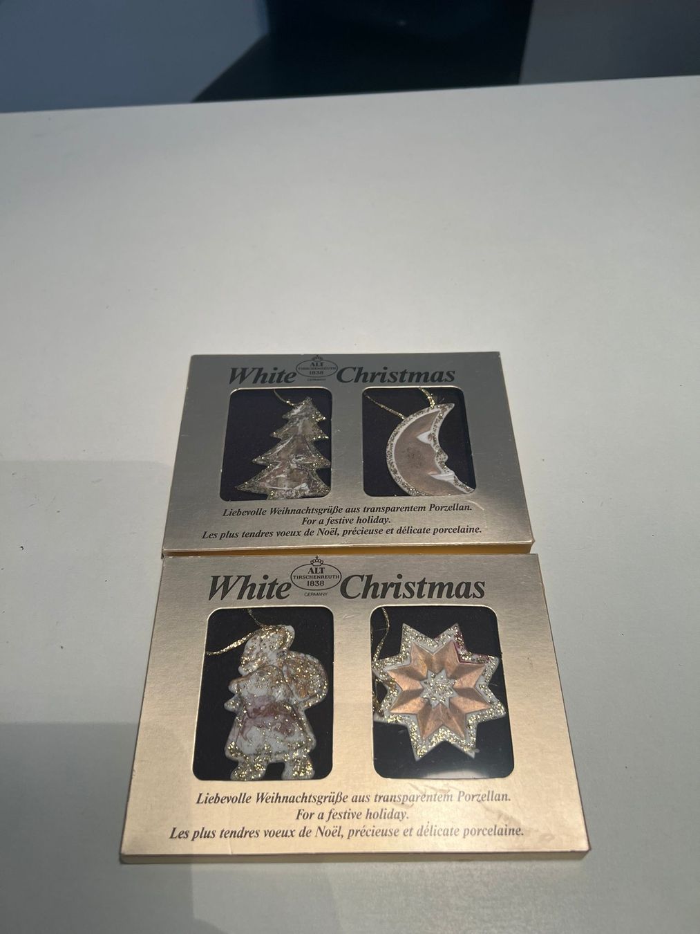 Tutte le decorazioni: 2 X Weihnachtsbaumanhänger – Usato da Egg b. Zürich venduto da Brocki_Insel_Egg