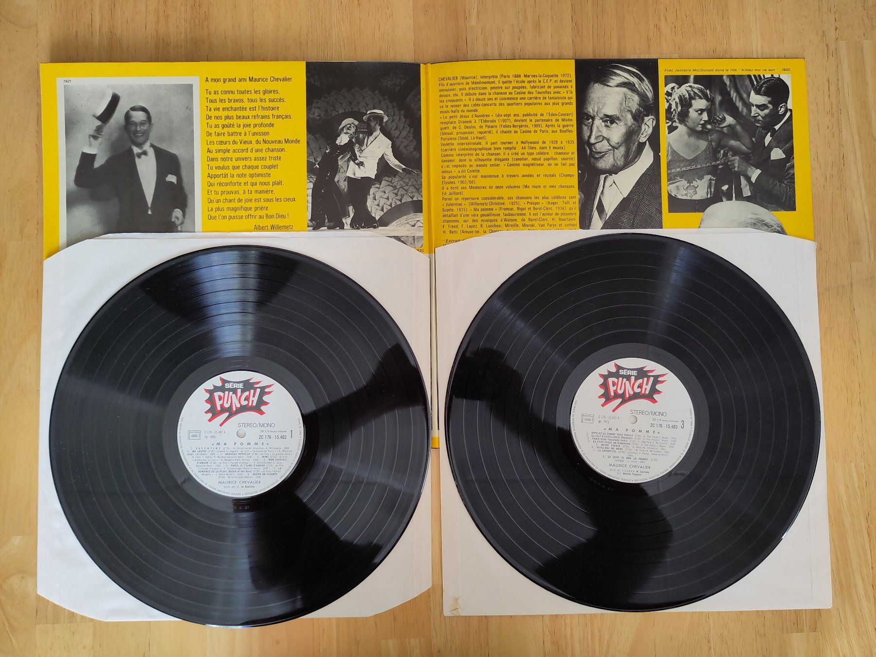 Dischi in vinile: Maurice Chevalier | "Maurice Chevalier" | 2LP – Usato da Lausanne venduto da Otvald 2
