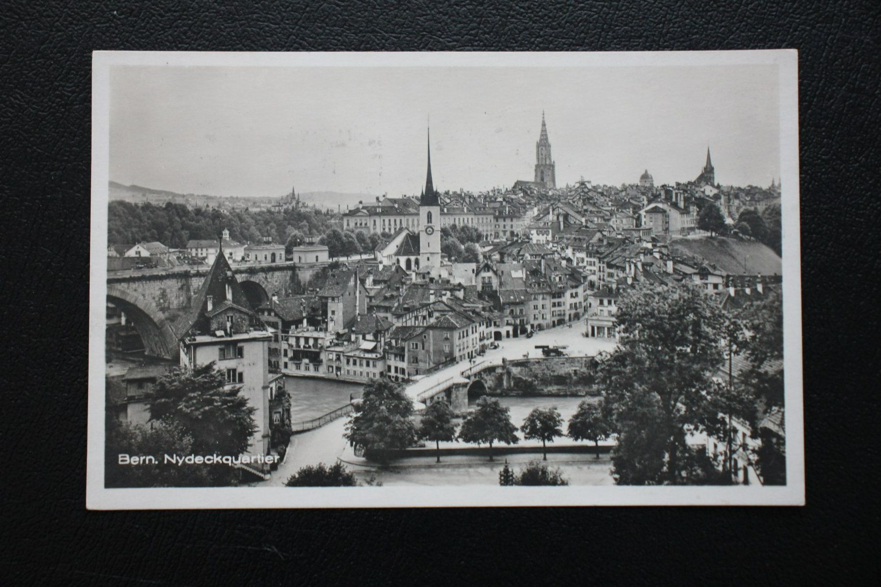 Cartoline postali: Ansichtskarte Bern Nydeckquartier gelaufen 1928 gebraucht – Usato da Wiedlisbach venduto da han_n6ff