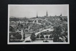 Ansichtskarte Bern Nydeckquartier gelaufen 1928 gebraucht