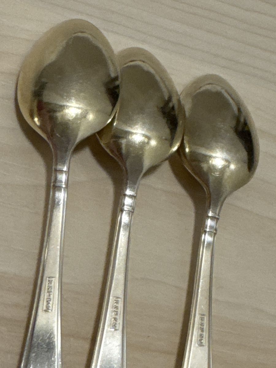 Cucchiai: 6er Set Vintage Kaffeelöffel, versilbert, BSF 90 – Usato da Grenchen venduto da Lucy68 5
