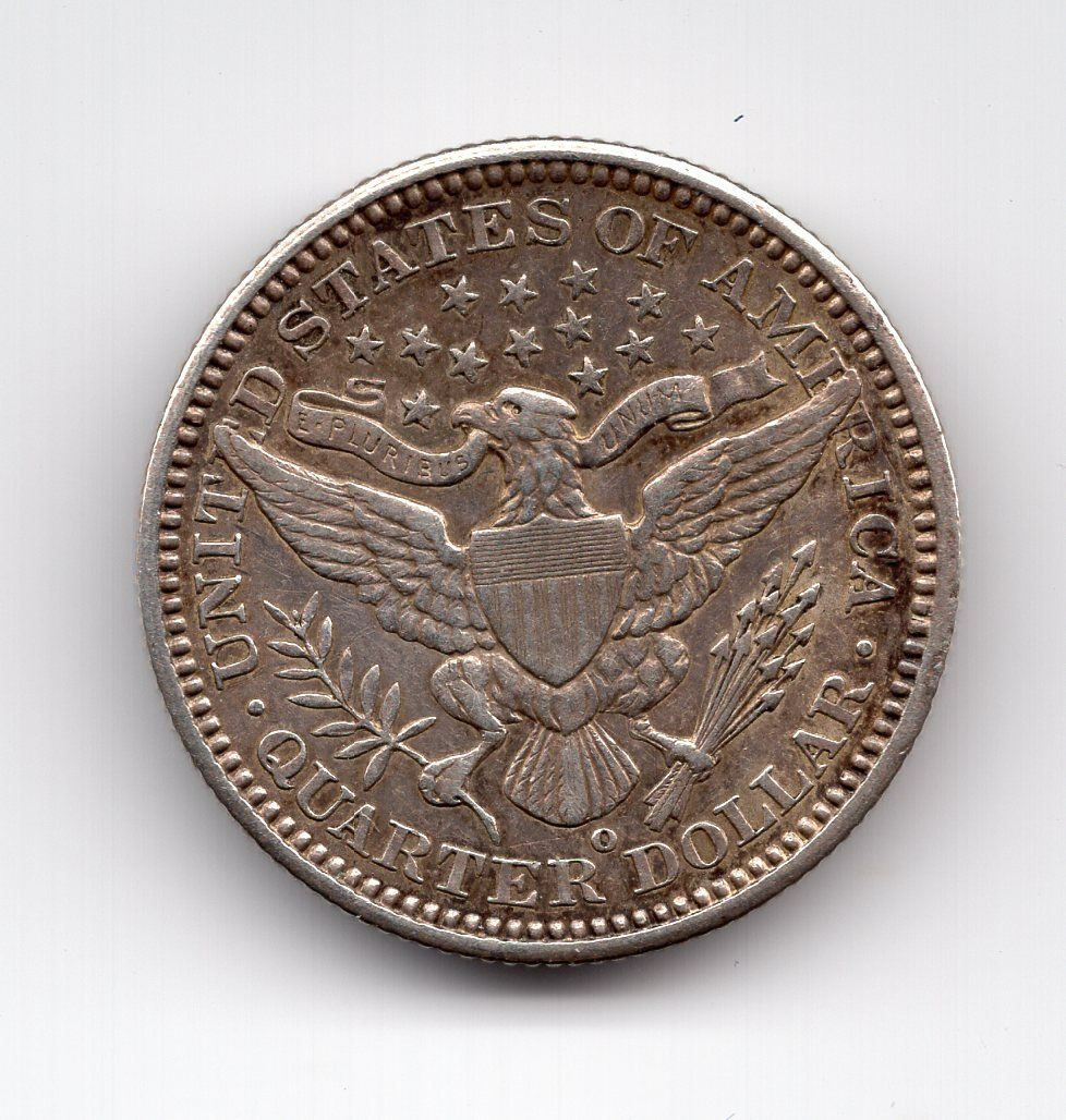Tutti le monete: (223) USA, 1/4 Dollar, 1908 top, – Usato da Rüthi (Rheintal) venduto da erdnuessli1