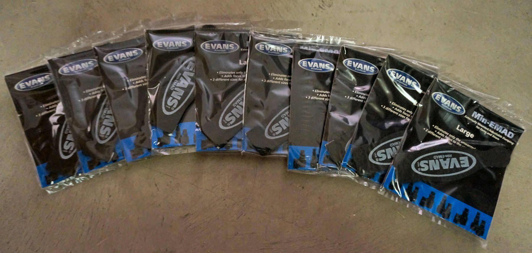 Evans Strumenti musicali: Evans Mini EMAD Damper, large - 10pcs – Nuovo e nell'imballaggio originale da Zofingen venduto da Rodeln