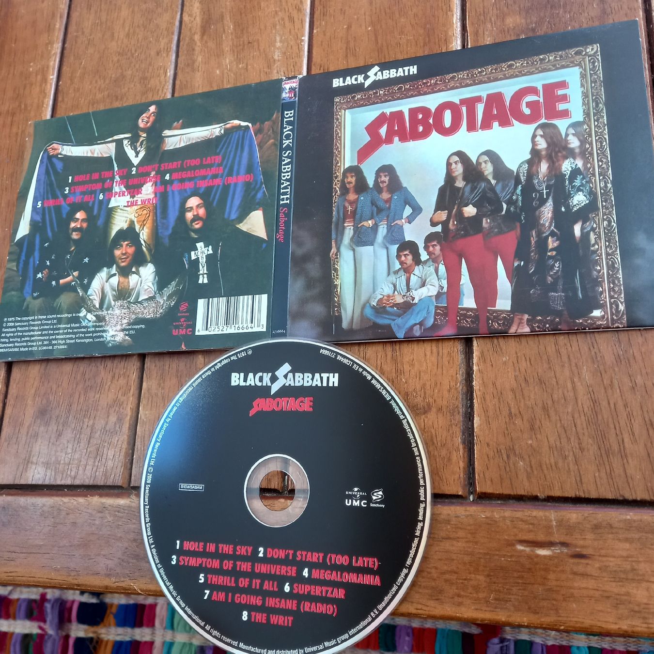 CD: Black sabbath- sabotage (digi) – Usato da St-Cergue venduto da VeganWarrior