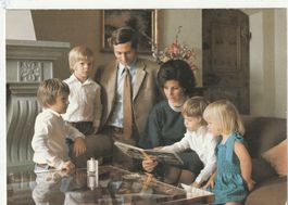 2 Karten Familie Prinzen von Liechtenstein