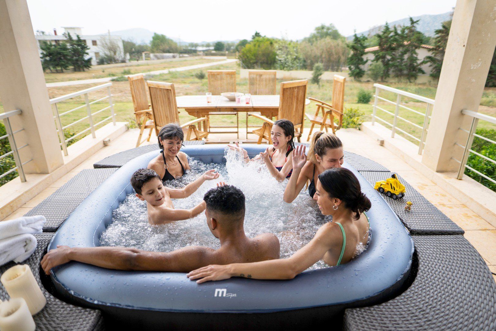Whirlpool: MSpa Whirlpool Tekapo, 185x185x68cm – Nuovo e nell'imballaggio originale da St. Marein venduto da trade-line-partner 2