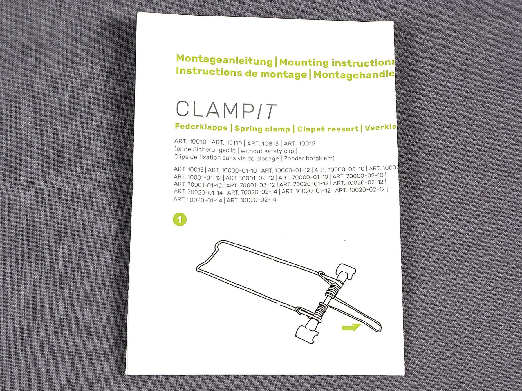 Ersatzteile: RACKTIME RT Clampit Edelstahl Federklappenset – Neu (gemäss Beschreibung) aus Steinen von Restwert_Steinen 3
