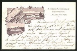 Lausanne, Collège Catholique International, circulée 1903