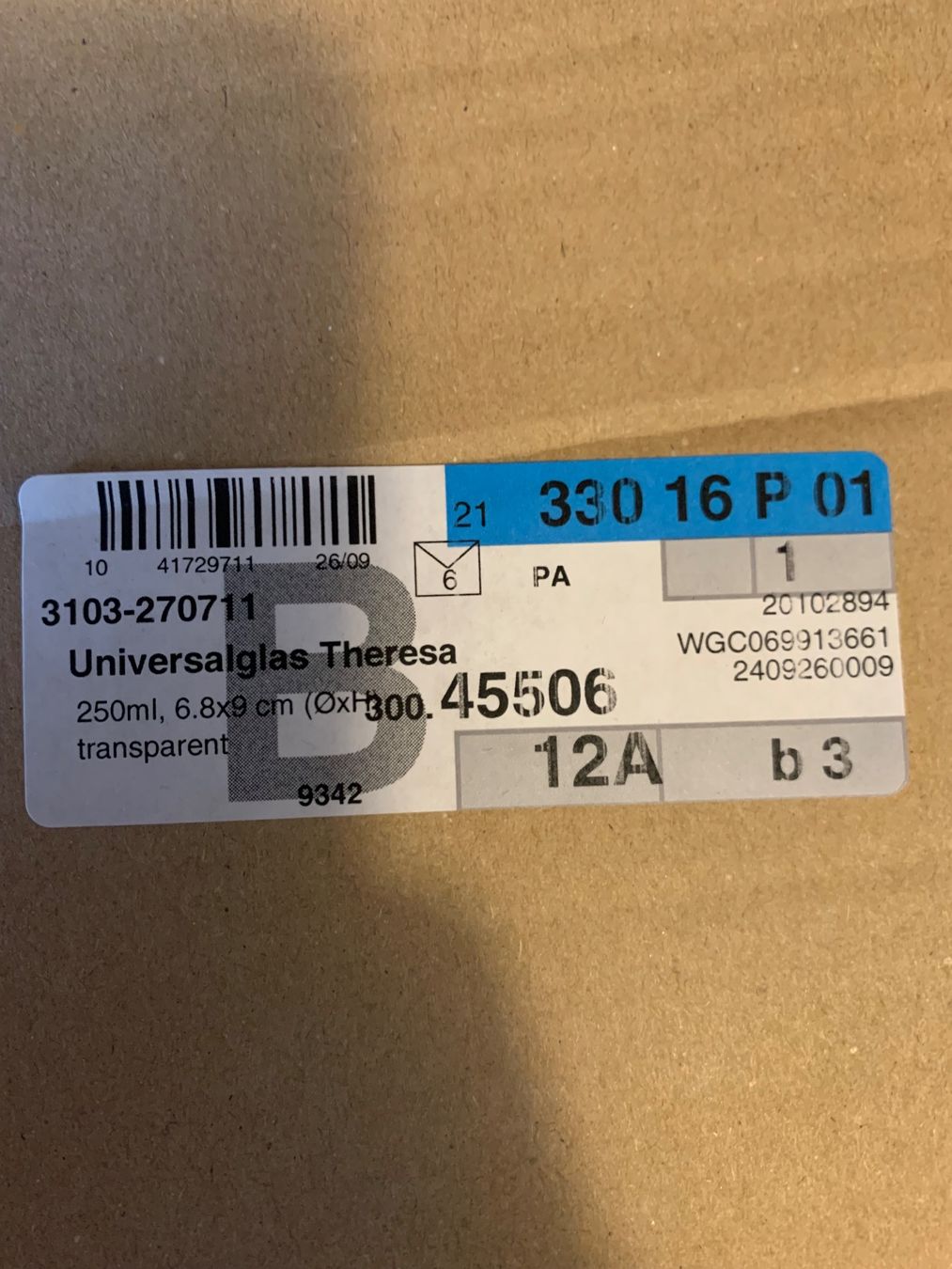 Bicchieri: Trinkgläser 6Stk. Neu – Nuovo e nell'imballaggio originale da Winterthur venduto da sommer_2019 4