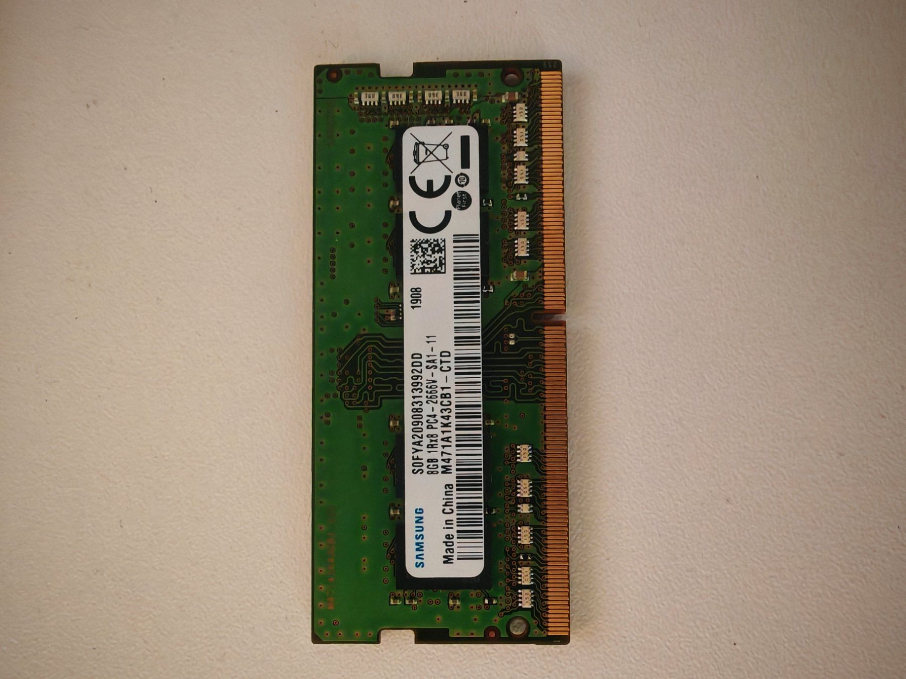 Samsung Memoria / RAM: Samsung  8GB DDR4 SO-DIMM – Usato da Muri AG venduto da Rouvy99