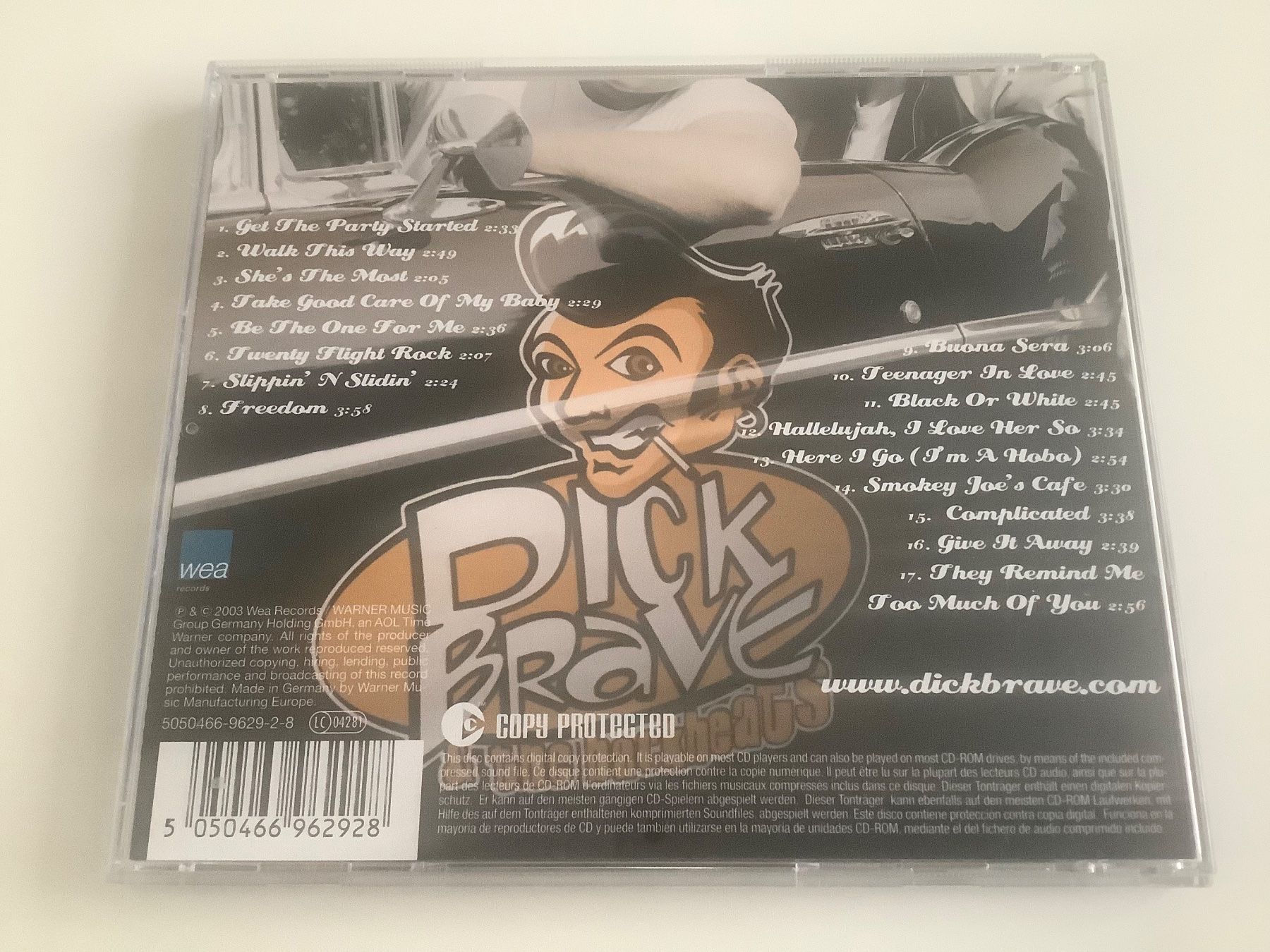 CD: Dick Brave & the backbeats / Dick this / 2003 – Usato da Dübendorf venduto da Shreck 1