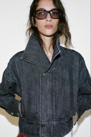 ZARA  CROPPED DENIM JACKET