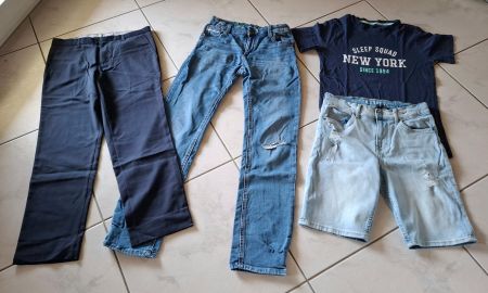 Modische Kleiderpaket Gr.152 für Jungen.