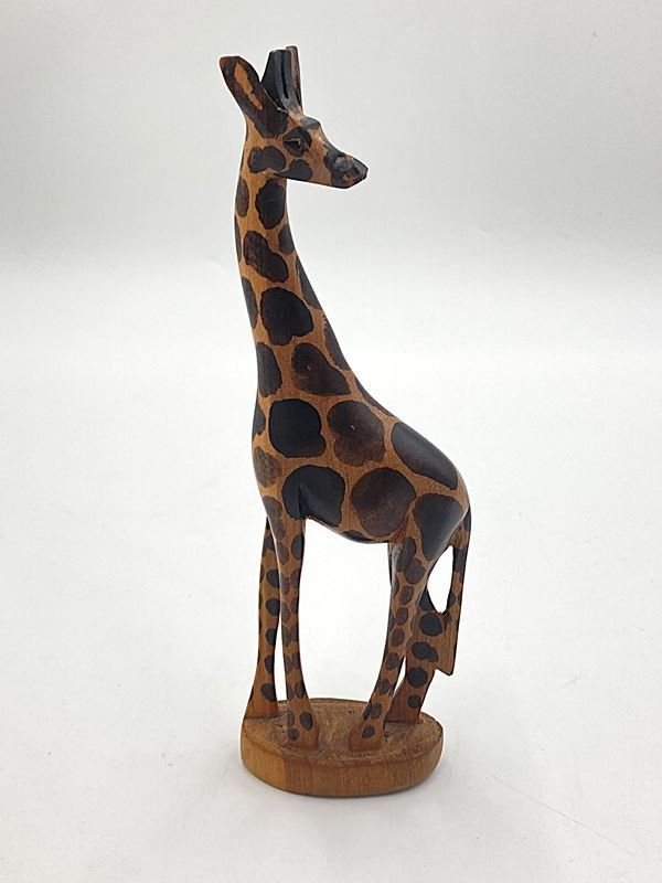 Figurines: Giraffenfigur | hellbraun | Holz – D'occasion à Wittenbach par Restwert_St-Gallen