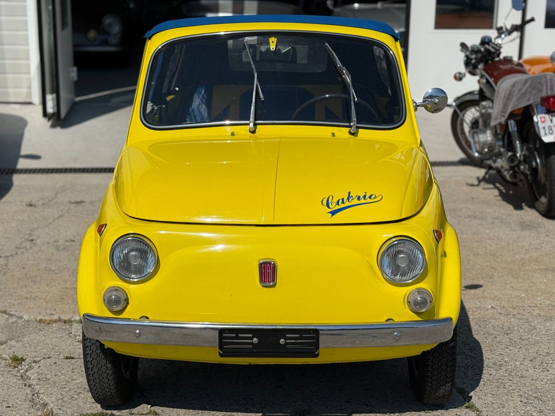 Fiat Autos: Fiat 500 Cabrio 1969 – D'occasion à Genolier par CFD95 9