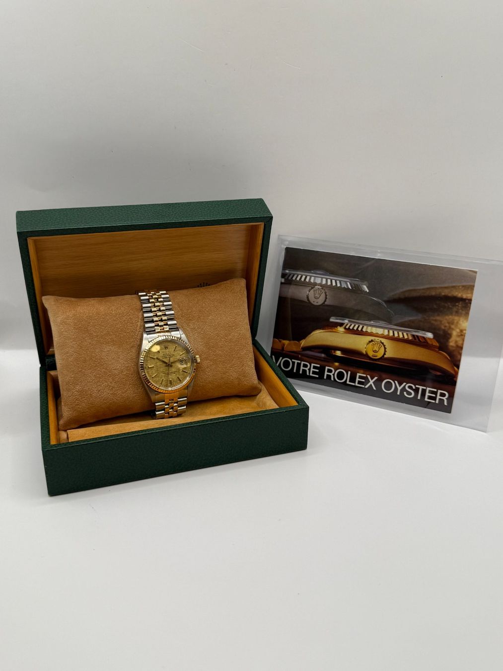 Rolex Orologi: Rolex Datejust 36 linen dial – Usato da Bottens venduto da Evergold.ch 5