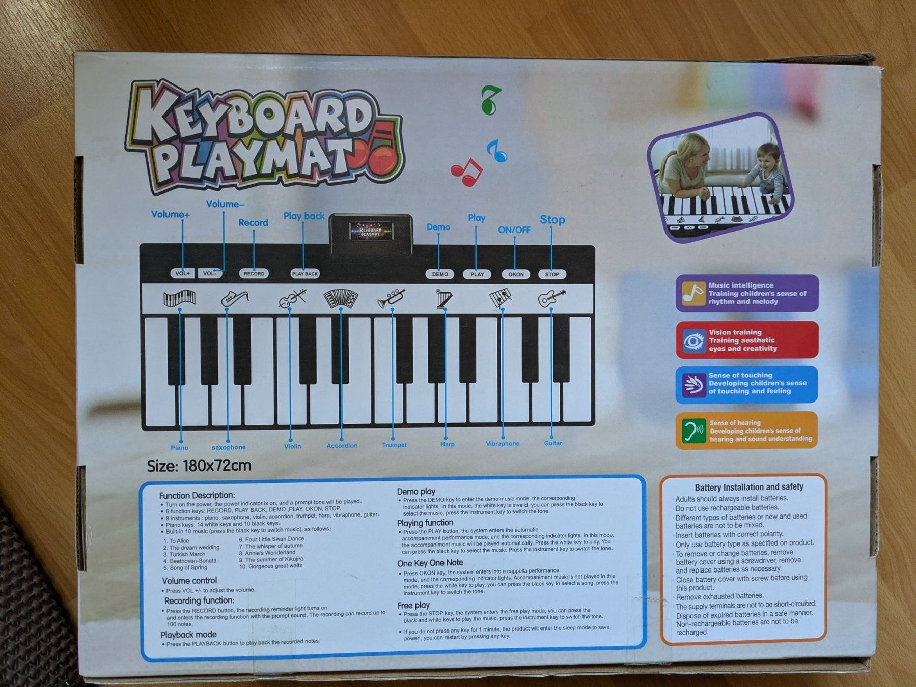 Spielmatte: keyboard playmat – Gebraucht aus Matran von Taragor 2