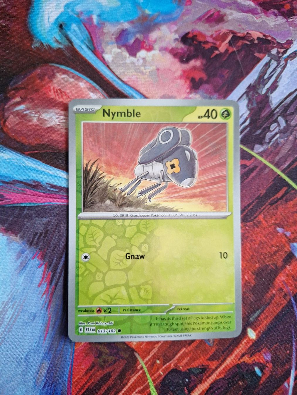 Pokémon Carte collezionabili: Nymble - Reverse Holo - Pokemon Paradox Rift – Usato da Altstätten SG venduto da GGsGameshop