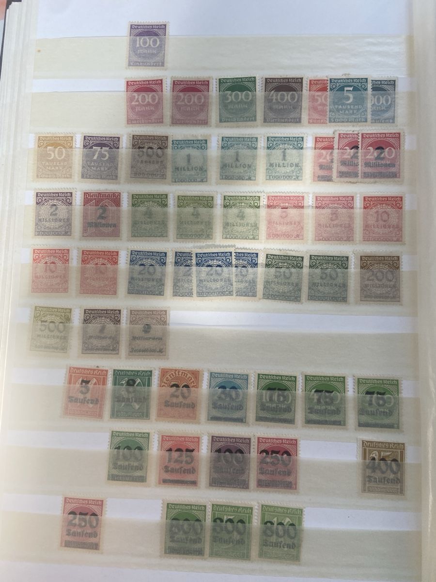Tutti i francobolli: Stamp Collection Diverse Germany 10 pages – Usato da Collex venduto da RCXGJ 7