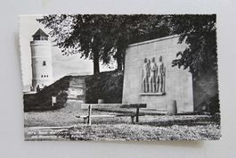 AK Basel, Wehrmänner Denkmal und Wasserturm