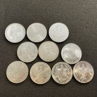 10 Stück 10 Mark Silber Deutschland