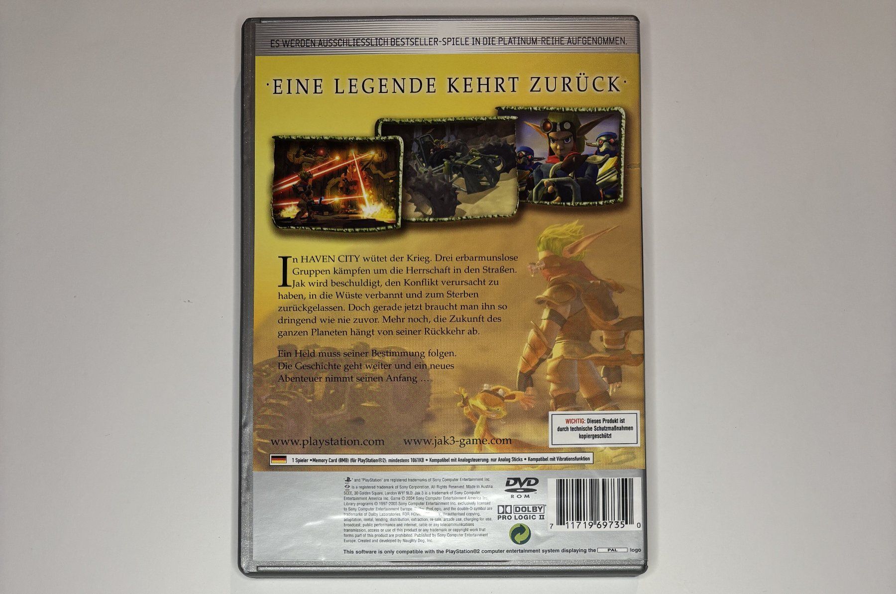 Giochi: PS2 - Jak 3 – Usato da Allschwil venduto da Bullach 2