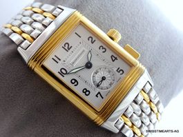 JAEGER LECOULTRE 18K/SS DUOFACE MEMORY 255.5.82 CHRONO