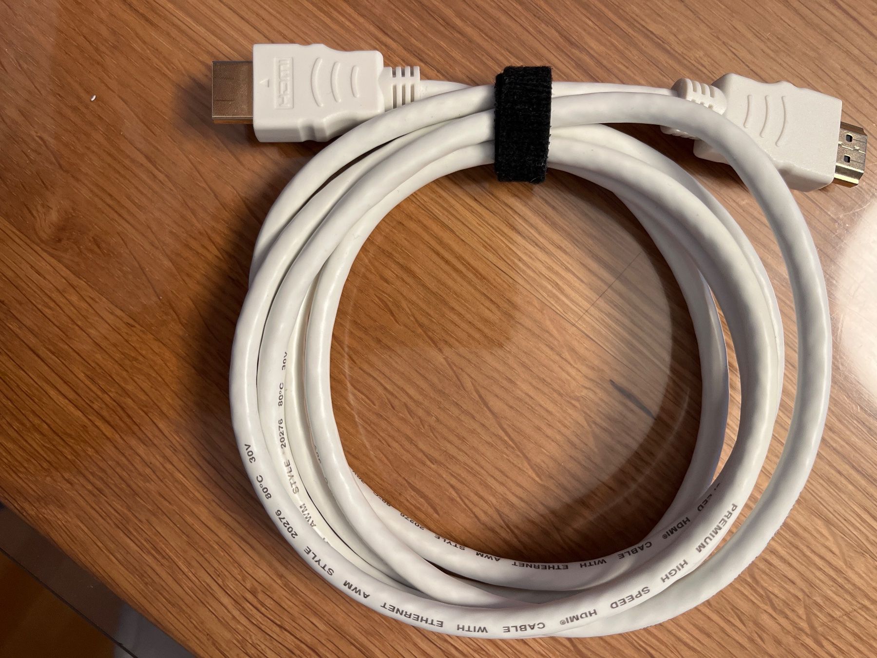 Kabel: HDMI Kabel mit Ethernet Premium High Speed weiss – Gebraucht aus Pfäffikon ZH von arsun76 1