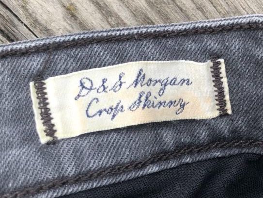 Ralph Lauren Jeans: Ralph Lauren, Cropped Skinny Jeans, Hellgrau – Gebraucht aus Wädenswil von Pixie_ 2