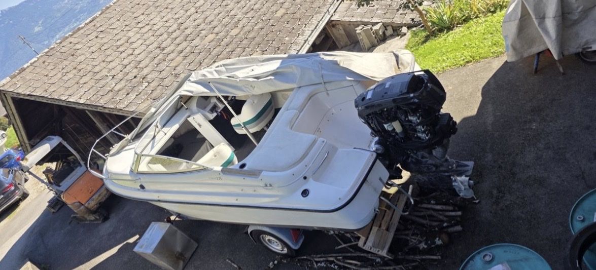 Jeanneau Barche: À vendre bateau + remorque  – Usato da Collombey venduto da tugach 3