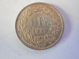 1 Fr. 1958 silber